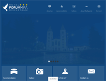Tablet Screenshot of hotel-forum-mira.com